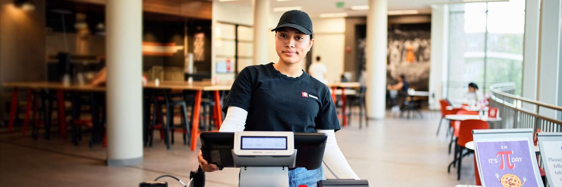 Cashier at an IU Dining location