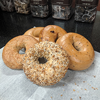 Photo showing some bagels